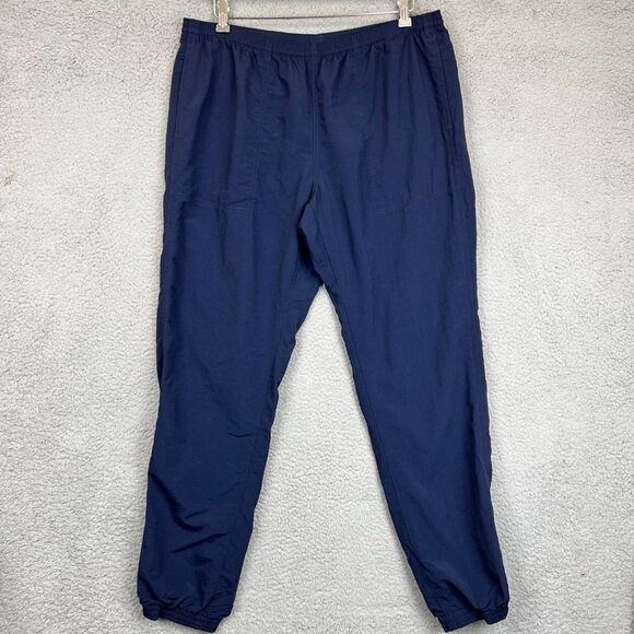 Vintage Patagonia Windbreaker Shell Pants Men's lightweight Size‎ XLarge Blue - Picture 1 of 8